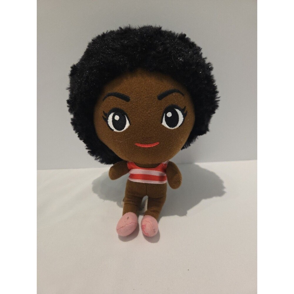 Black Barbie 8" Plush Fashionista African Doll Toy Stuffed Animal Afro Girl